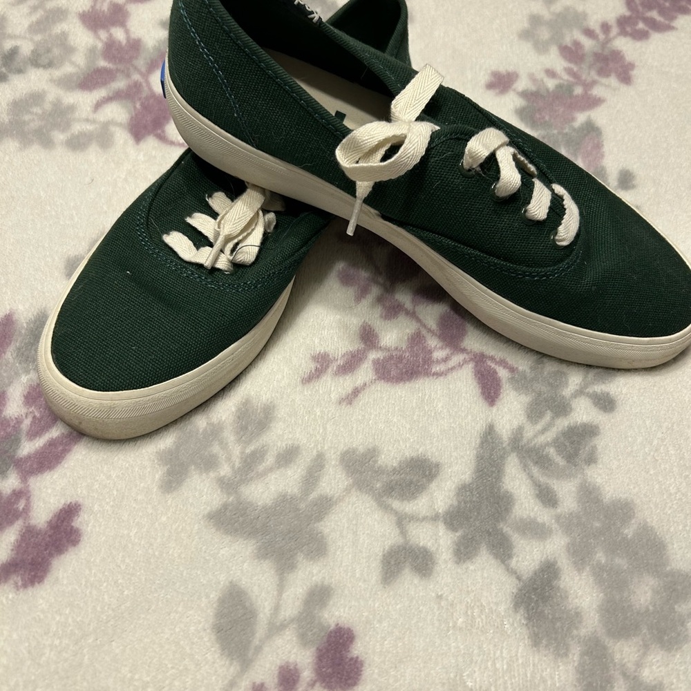 Keds Women's Green Canvas Sneakers